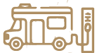Caravan-Service-Säule